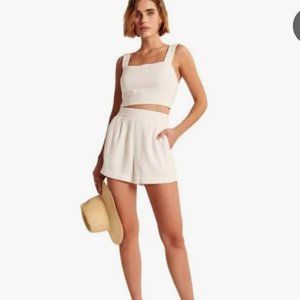 MOVING SALE - Abercrombie and Fitch High Waisted Linen Shorts